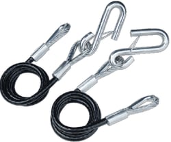 Picture of Tie Down Eng 59537 Safety Hitch Cables 36 Inch Black Vinyl Coated Pair
