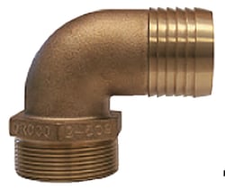Picture of Groco PTHC-1PD25 Bronze 90° Pipe-To-Hose Adapter
