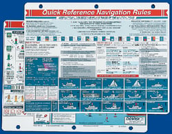 Picture of Davis Instruments 125 Navigation Rules Quick Reference Card