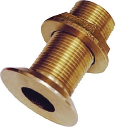 Picture of Groco FTH750W Bronze Flush Thru-Hull Fitting with Locknut