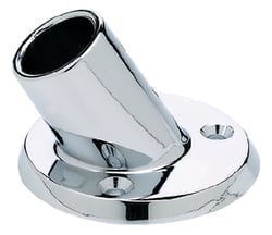 Picture of Seachoice 37801 60 Degree Round Base Rail Fitting 7/8" Chrome Plated Zinc