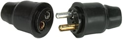 Picture of Cole Hersee M121BP Round Body Trailer Connector with Rubber Cap