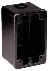 Picture of AFI 6080 Marinco Black Non-Metallic FS Box for Marine Electrical