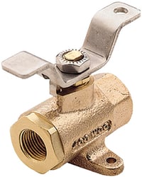 Picture of Conbraco/Apollo 78-250-10 Bronze Ball Valve 3/8" Fuel Shut-Off 400 PSI