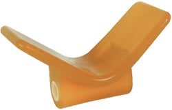 Picture of Tie Down Engineering 86285 Amber 3in PVC V-Bow Stop with 1/2in Shaft