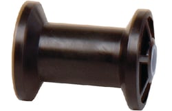 Picture of Tie Down Engineering 86406 Black PVC Spool Type Keel Roller 4in x 5/8in Shaft