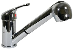 Picture of Scandvik 10871 Single Lever Galley Faucet with Pull-Out Sprayer Chrome