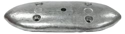 Picture of B & S Anodes BSMPACEMAKER4 Zinc Hull Plate Anode 4 Hole