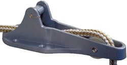 Picture of Greenfield Products 4PKGD Cast Aluminum Anchor Pulley Display Package