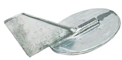 Picture of B & S Anodes BSMY6K14537101 Yamaha Outboard Skeg Anode Zinc