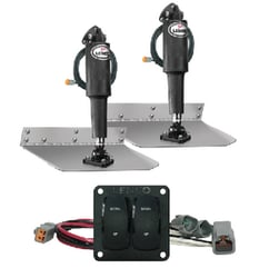 Picture of Lenco 15101-104 9" x 12" Standard Trim Tab Kit with Double Rocker Switch