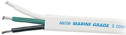 Picture of Ancor 133325 Marine Grade Triplex Round Cable 12/3 AWG 250 Feet White Black Green