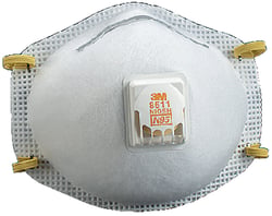 Picture of 3M 8511 N95 Particulate Respirator with Valve and Nose Clip, 10-Pack