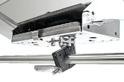 Picture of Magma T10-380 Single Horizontal Round Rail Mount for Rectangular Grills and Tables