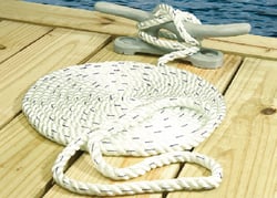 Picture of Seachoice 47641 Dock Line with Blue Tracer 3/4" x 35' with Eye Splice