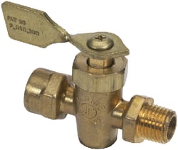 Picture of Moeller 033300-10 Brass Fuel Shut-Off Valve 1/4" FNPT