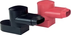 Picture of Blue Sea Systems 4001 Rotating Battery Cable Caps Small Pair Red/Black