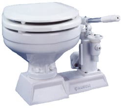 Picture of Raritan Engineering PHII Manual Marine Toilet - White Porcelain Bowl