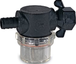 Picture of Shurflo 255-325 Swivel Nut Water Strainer 1/2 Inch Hose Barb