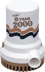 Picture of Rule Industries 13A 3700 GPH Gold Series Electric Bilge Pump 12V