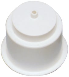 Picture of Beckson Marine GH43D-W1 Recessed Super Size Drink Holder with Drain Spigot White
