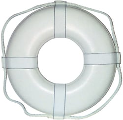 Picture of Cal June Buoys G-19 Jim-Buoy USCG Approved Life Ring with Webbing Straps