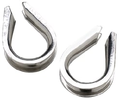 Picture of Seachoice 43411 Stainless Steel Rope Thimble 5/16" - 2 Pack