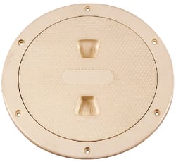Picture of Beckson Marine DP64-N Screw Out Deck Plate 6 Inch with Standard Trim Ring