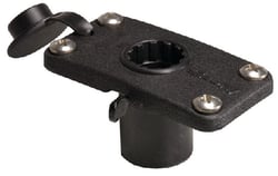 Scotty 244LBK Locking Flush Deck Mount with Rain Cap Black — image 2