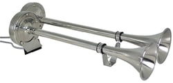 Picture of AFI 10029XLP Dual Trumpet Electric Marine Horn Stainless Steel