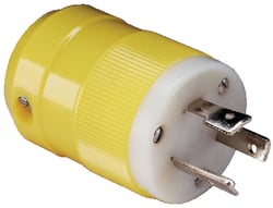Picture of AFI 205CRPN Marinco 20A 125V Locking Male Plug with Weatherproof Cover