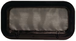 Picture of Beckson Marine PO512DBS20 Rain Drain Opening Port Black/Smoke 5 x 12 Inch
