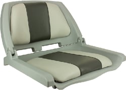 Picture of Springfield Marine 1061123-C Traveler Folding Boat Seat Gray Shell with Charcoal Gray Cushions
