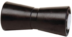 Picture of Tie Down Engineering 86409 8-Inch Black Poly Vinyl Keel Roller for Boat Trailers - 5/8" ID