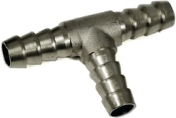 Picture of Brass Fittings 32160 Hose Barb Tee 3/8 Inch Brass Fitting