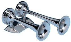 Picture of AFI 10108 Marinco Dual Trumpet Mini Air Horn Chrome Plated 12V
