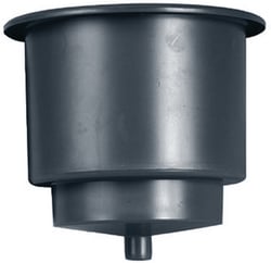 Picture of Beckson Marine GH43D-B1 Recessed Rigid Super Size Drink Holder with Drain