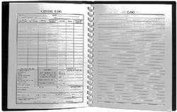 Picture of Beckson Marine MM403 Memory-Mate Log Book with Soft Vinyl Cover