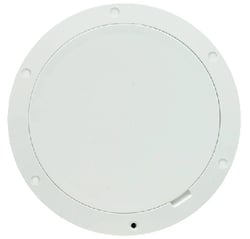 Picture of Beckson Marine DP81-W Pry-Out Deck Plate 8 Inch White with Smooth Center