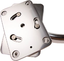 Picture of Panther KPB30B King Pin 3" Quick Release Bow Mount Bracket Black Powder Coat