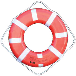 Picture of Cal June Buoys GO-24-T 24" G Style Life Ring USCG Approved with Reflective Tape