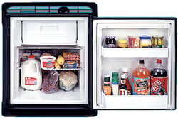 Picture of Norcold 623866 Black Acrylic Replacement Door Panel for DE-0041 Refrigerator Freezer