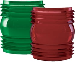 Picture of Perko 0259DPALNS Replacement Lens for Bi-Color Navigation Light