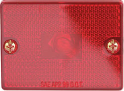 Picture of Optronics MC36RBP Stud Mount Marker Clearance Light Amber Lens Black Base