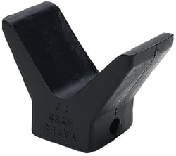 Picture of Seachoice 56261 Bow Stop 3" x 3" Black Rubber Trailer
