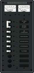 Picture of Blue Sea Systems 8074 AC Main Circuit Breaker Panel 120V 30A with 8 Branch Positions
