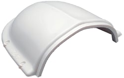 Picture of AFI N10874 Marinco Clam Shell Vent White Low Profile Marine Ventilator