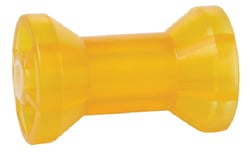 Picture of Tie Down Engineering 86283 Amber PVC Spool Type Keel Roller 5in x 5/8in Shaft