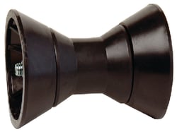 Picture of Tie Down Engineering 86405 Hull Sav'r PVC Black 3 in. Bow Roller Assembly with End Bells