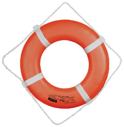 Picture of Cal June Buoys GO-24 Jim-Buoy Life Ring USCG Approved with Webbing Straps
